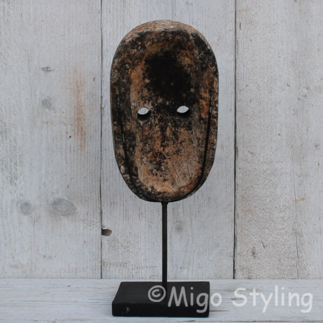Masker hout op standaard (b) 