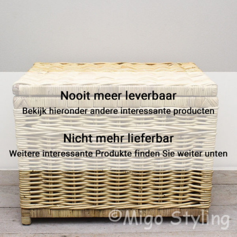 Großer Weiden Aufbewahrungskorb 70 cm natur 