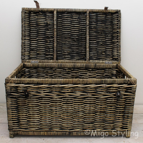Opbergmand Black wash 90 cm 