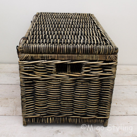 Opbergmand Black wash 90 cm 