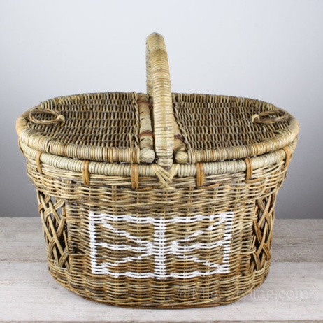 Picknickkorb Oval Trendy