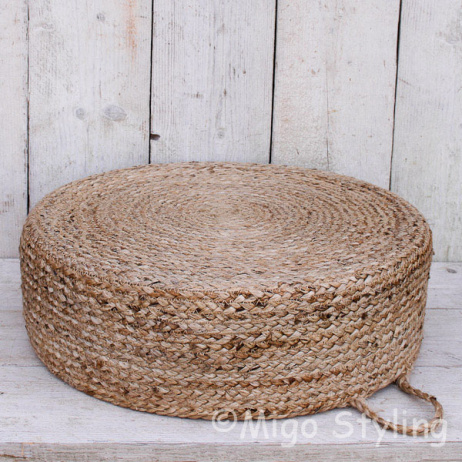Jute-Hocker Dia 55