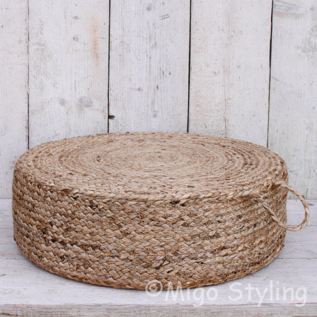 Jute-Hocker Dia 55
