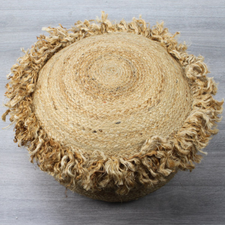 Hocker Pouf Jute natur