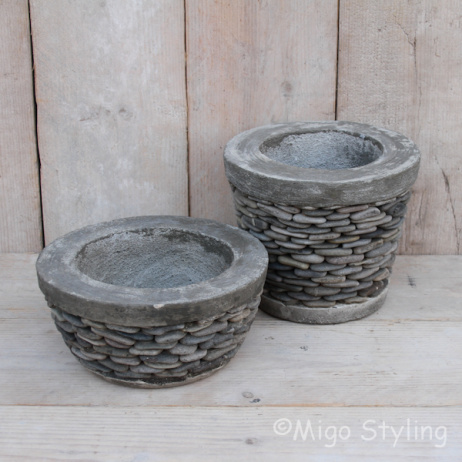 Riverstone kleine potjes hoog model 