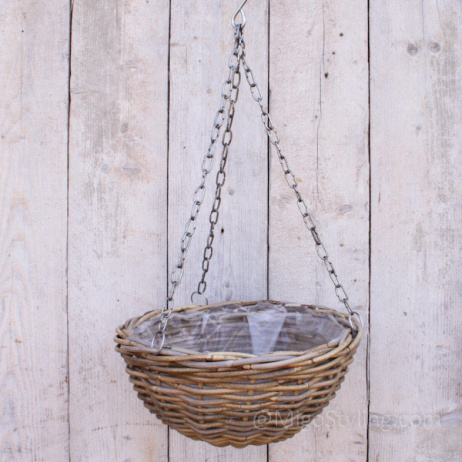 Rattan-Hängekorb Durchmesser 40cm
