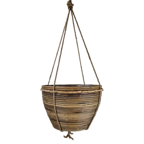 Rotan hangmand streep Dia 40cm
