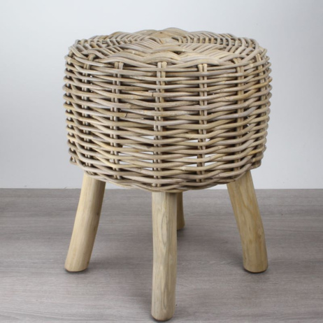 Rotan kruk rond