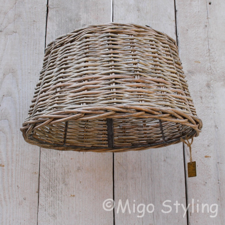 Rotan lampenkap rond Dia 40 