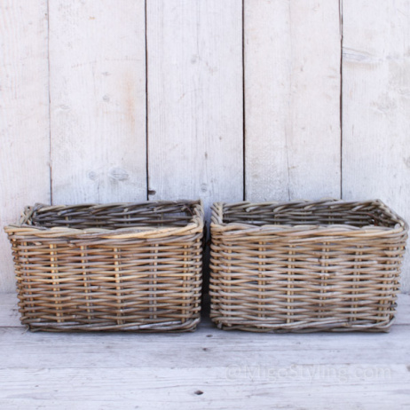 Set Fensterbankkörbe / Aufbewahrungskörbchen