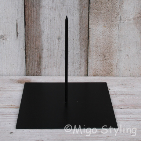 Standaard voor krans 25 x 25 Zwart 
