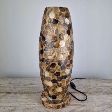 Tafellamp schelp Gold gevlokt Cone