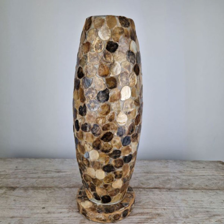 Tafellamp schelp Gold gevlokt Cone