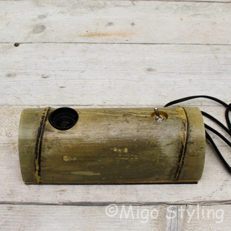 Tischlampe Schreibtischlampe Bambus