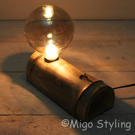 Tischlampe Schreibtischlampe Bambus