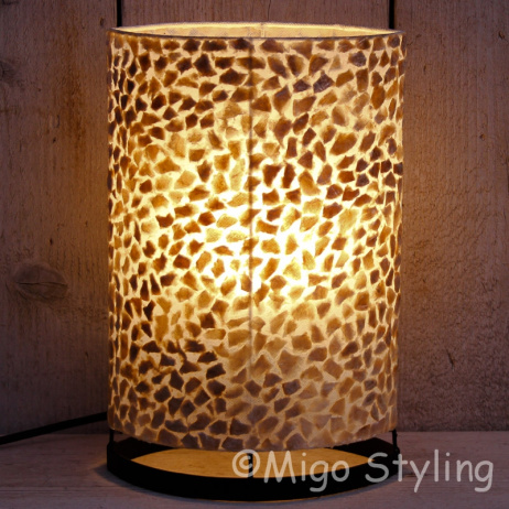Tafellamp copper gevlokt 30 cm 