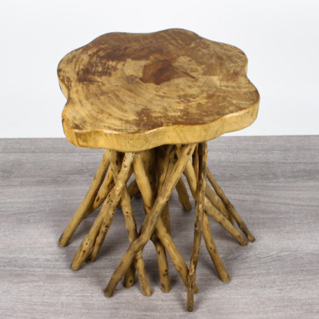 Hocker aus Teakholz