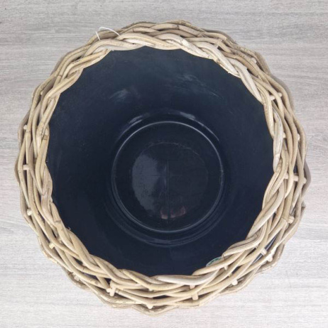 Tina rotan drypot plantenmand H45