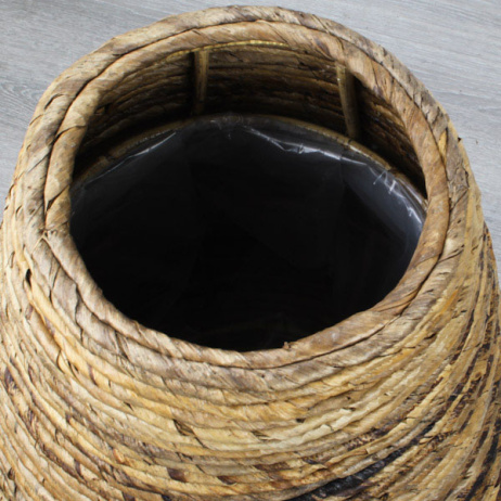 Vaas van bananenblad Abaca