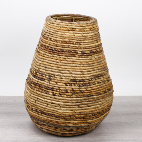 Vaas van bananenblad Abaca