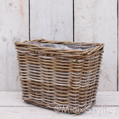 Vensterbankmand rotan hoog 25 cm 