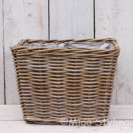 Vensterbankmand rotan hoog 30 cm 