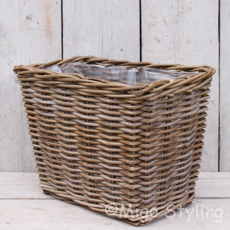 Vensterbankmand rotan hoog 30 cm