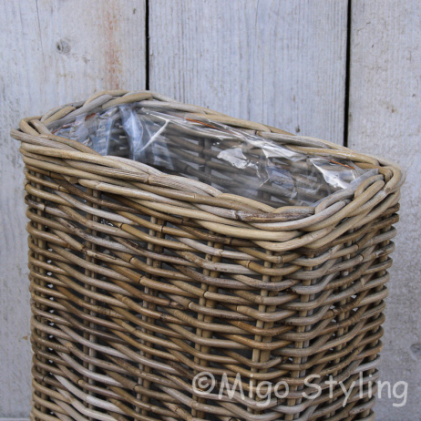 Vensterbankmand rotan hoog 38 cm