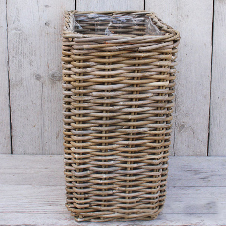 Fensterbankkorb Rattan hoch 45 cm