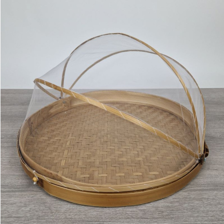 Fliegenkorb Bamboo Natural groß