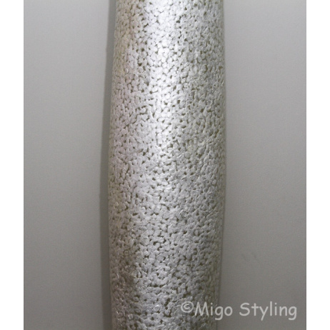 Vloerlamp Cone schelpen wit gevlokt 200 cm 