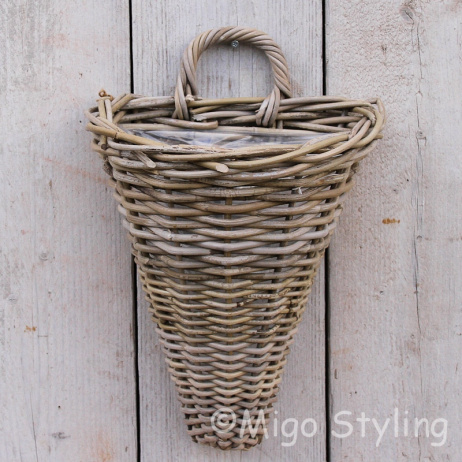 Wandhanger Rotan Puntmodel 