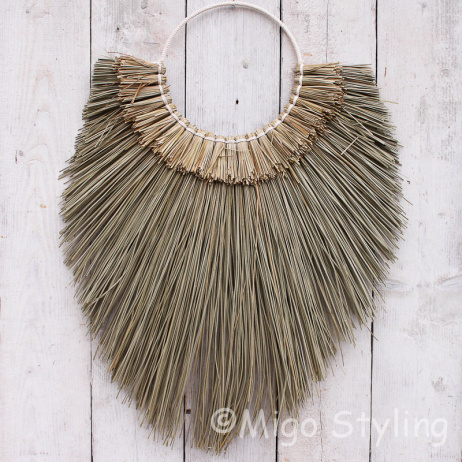 Wandhanger zeegras wit