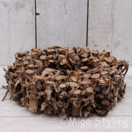 Wortelkrans Grof naturel 40 cm