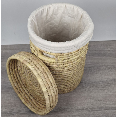 Wäschekorb aus Seegras, Durchmesser 35cm