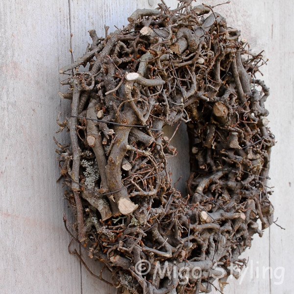 Bonsai krans 30 cm Naturel