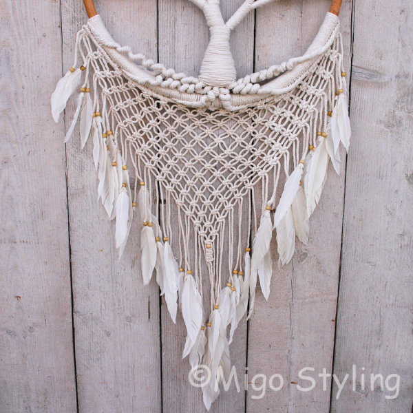 Dromenvanger Tree of life macrame D 52 