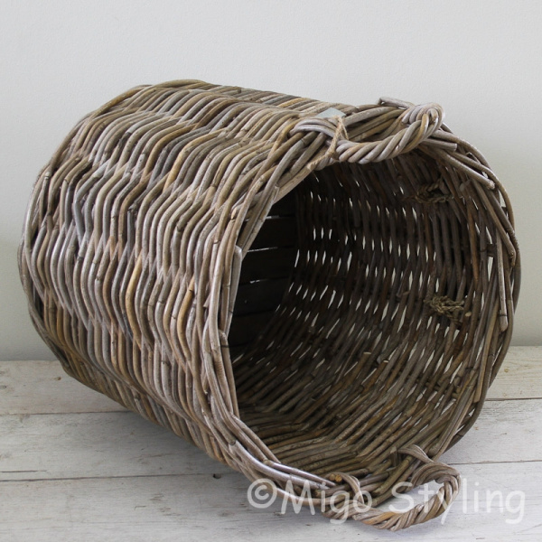 Haardmand / mand voor planten met wielen M