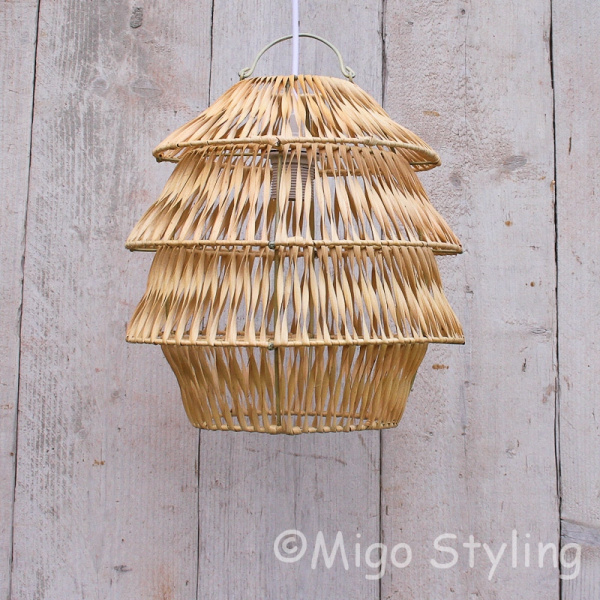 Hanglamp Bali naturel klein 