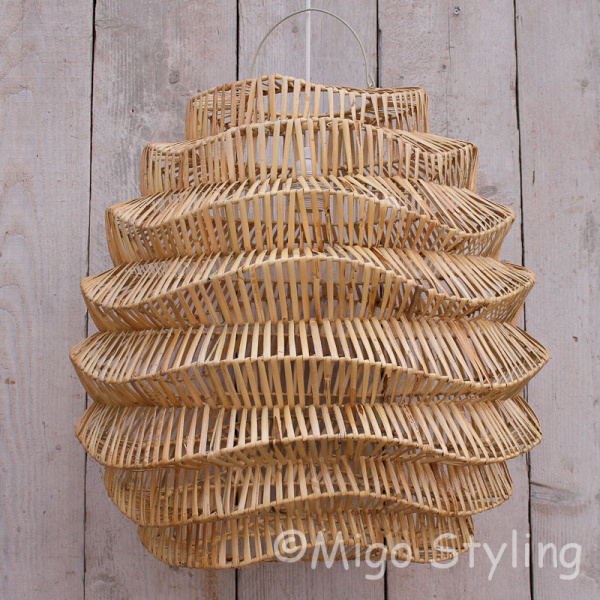 Hanglamp Wave naturel groot 