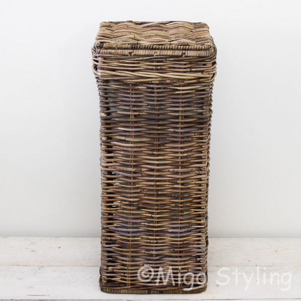 Hoge smalle wasmand 70cm Brown 