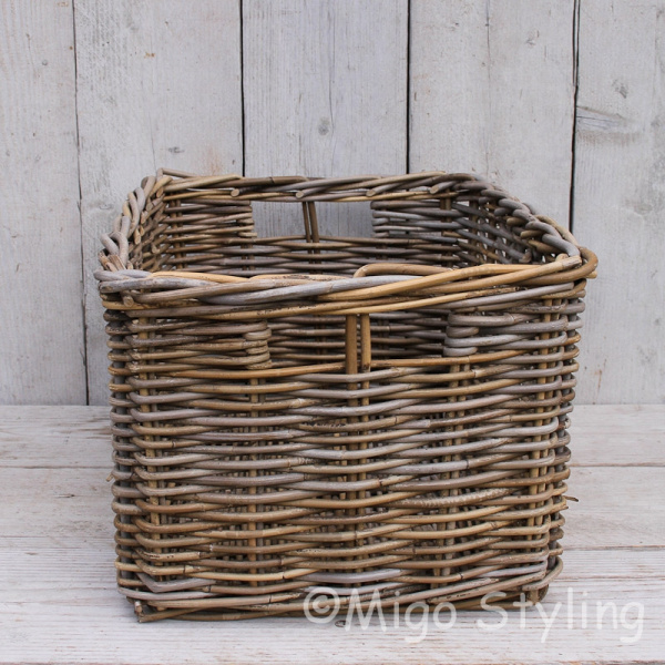 Schrankkorb Rechteck Rattan 43x33 cm