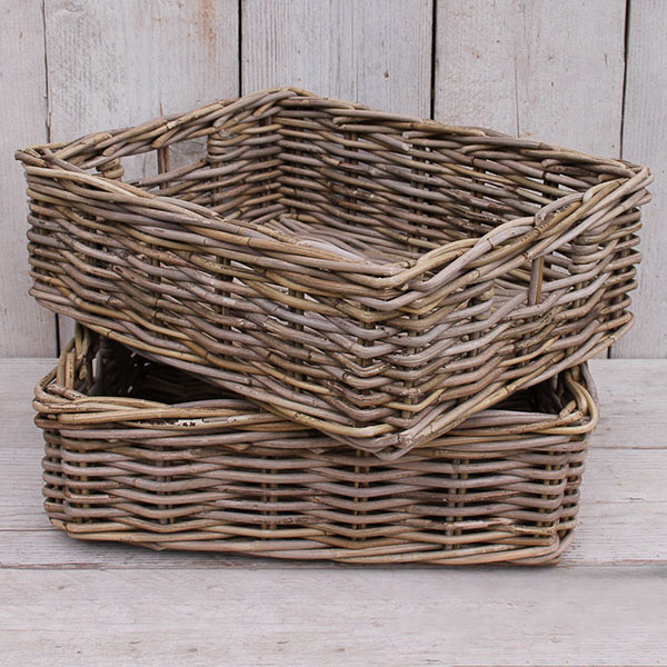 Kastmand rotan 45x35x15