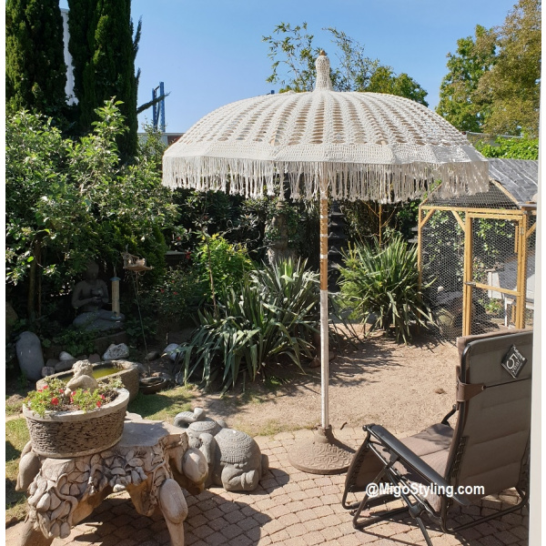 Macrame handgeknoopte parasol