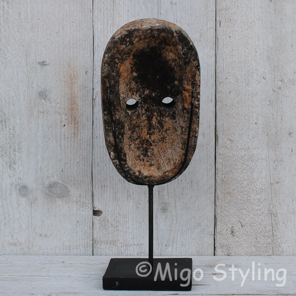 Masker hout op standaard (b) 