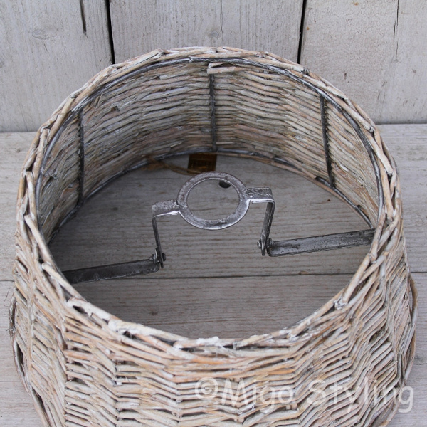 Rotan lampenkap rond Dia 40 