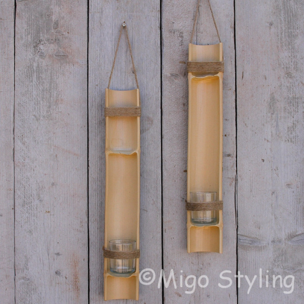 Set Bamboehangers waxine 