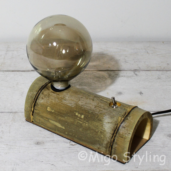 Tischlampe Schreibtischlampe Bambus