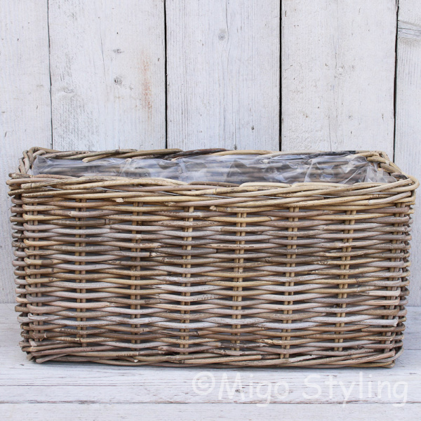 Vensterbankmand rotan 60 cm 