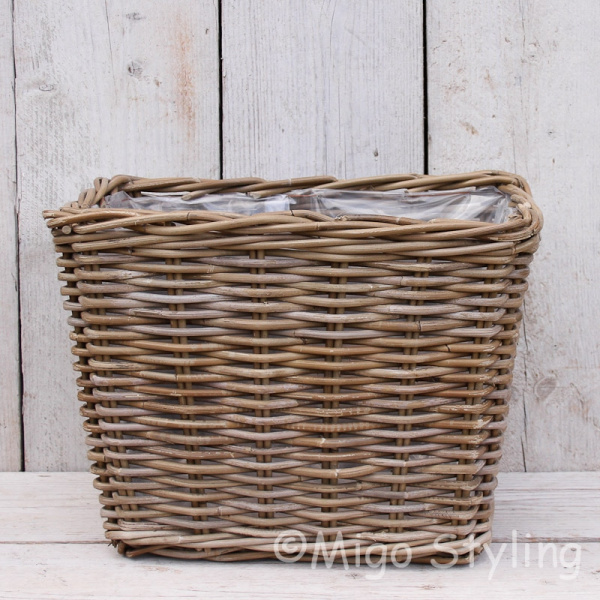 Vensterbankmand rotan hoog 30 cm 
